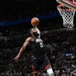 james harden dunk before officiating mistake