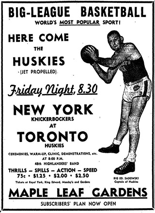 Huskies vs Knicks AdSM